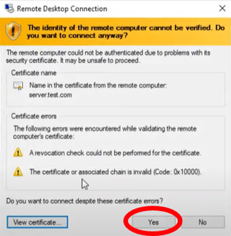 Cannot Be Verified
