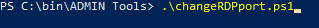 RDP Port cahnge